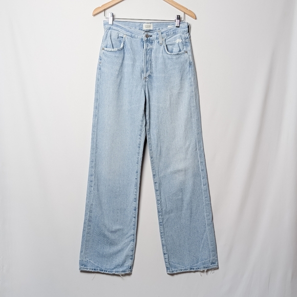 CITIZENS OF HUMANITY Annina Jeans Baggy Loose Tularosa Light Wash Wide Leg 26 - Picture 11 of 12